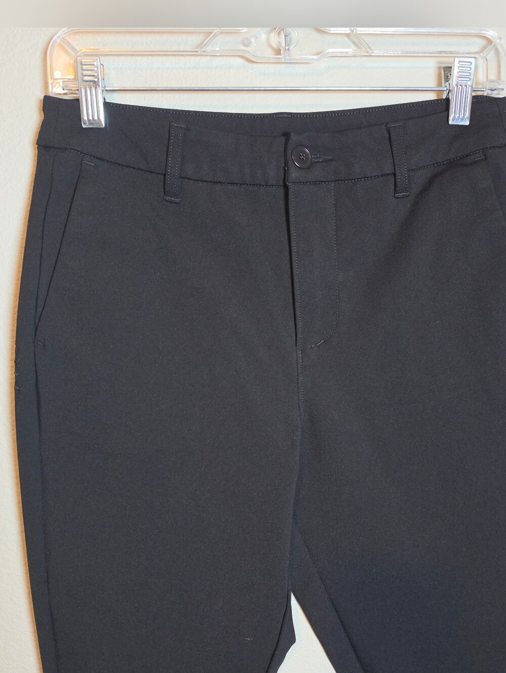 ​BYLT Basics Womens Everyday Pant Black Size M Stretch Athleisure Commuter Trave - Picture 4 of 11